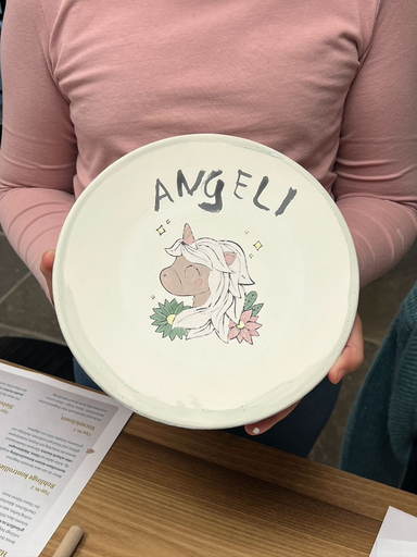 Keramikmalen im Atelier Janella