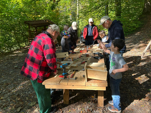 Bau eines Vogelhauses