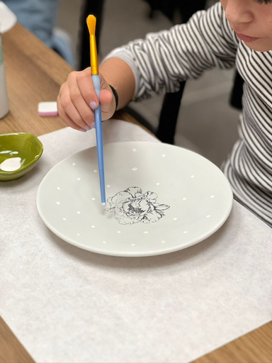 Keramikmalen im Atelier Janella