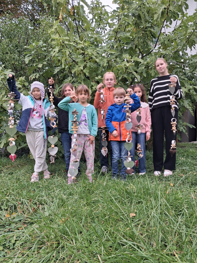 Dekoration aus Alublech