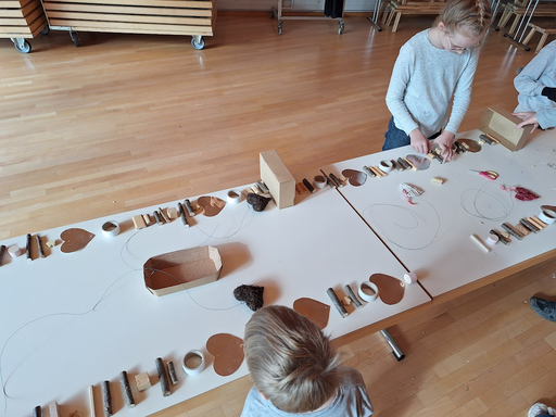 Dekoration aus Alublech