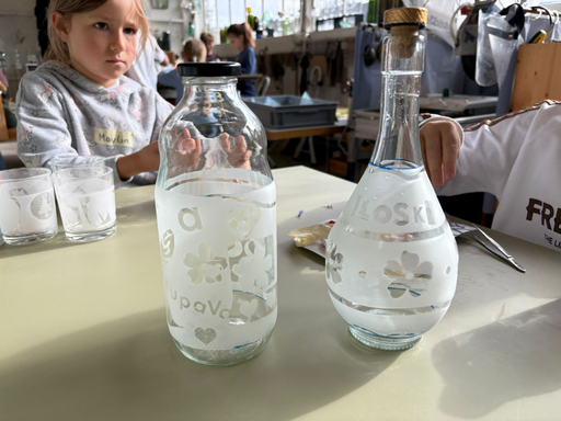 Gläser sandstrahlen