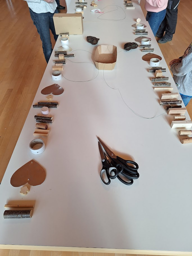 Dekoration aus Alublech