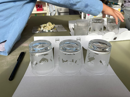 Gläser sandstrahlen